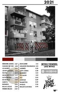 Cuadro Myke Towers - LYKE MIKE