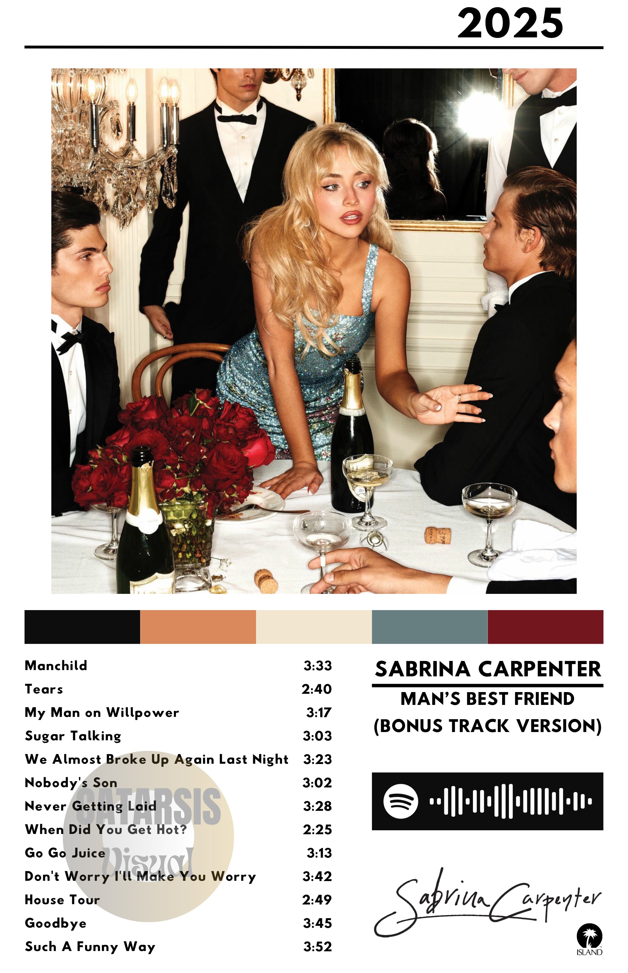 Cuadro Sabrina Carpenter - Man's Best Friend Bonus Track