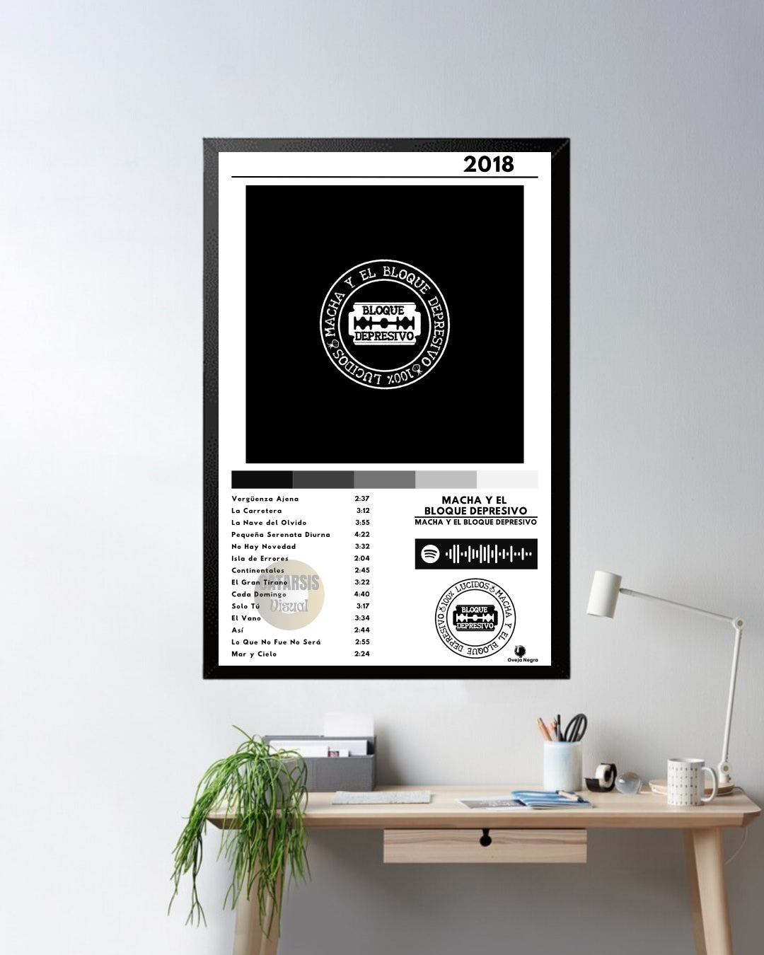 Cuadro Macha Y El Bloque Depresivo - Macha Y El Bloque Depresivo