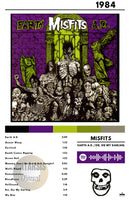 Cuadro Misfits - Earth A.D. / Die, Die My Darling