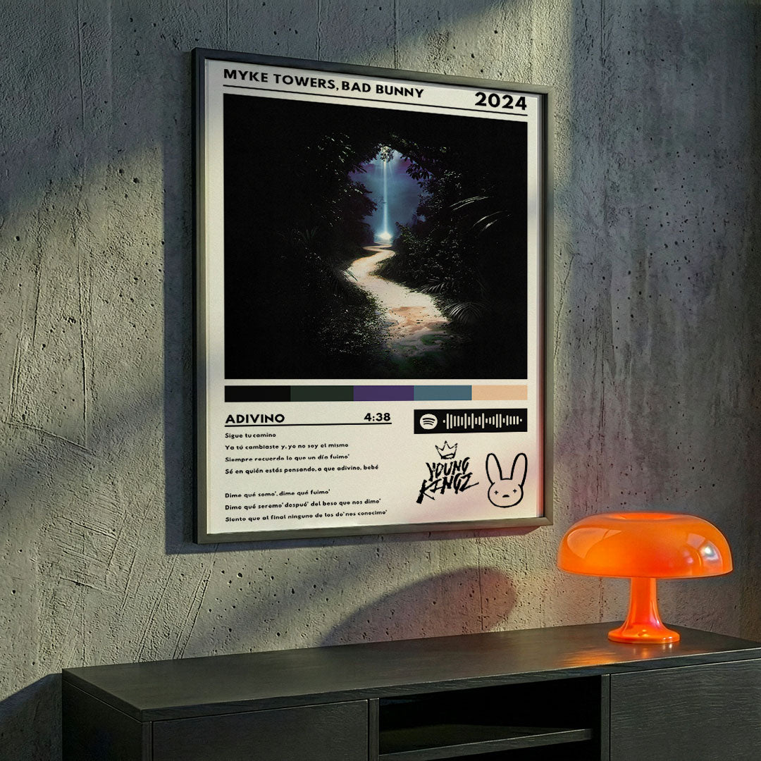 Cuadro Myke Towers - Adivino