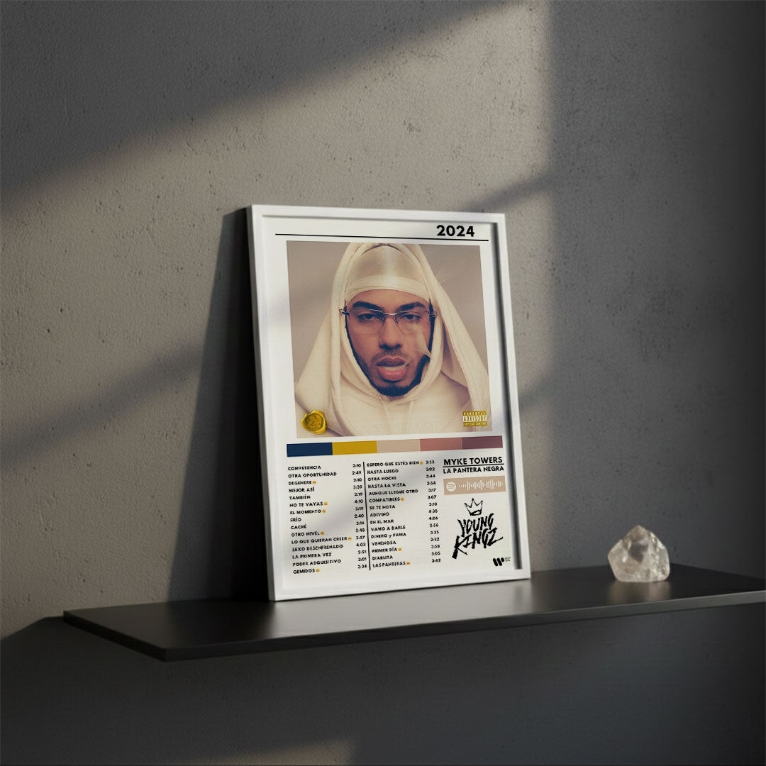Cuadro Myke Towers - LA PANTERA NEGRA