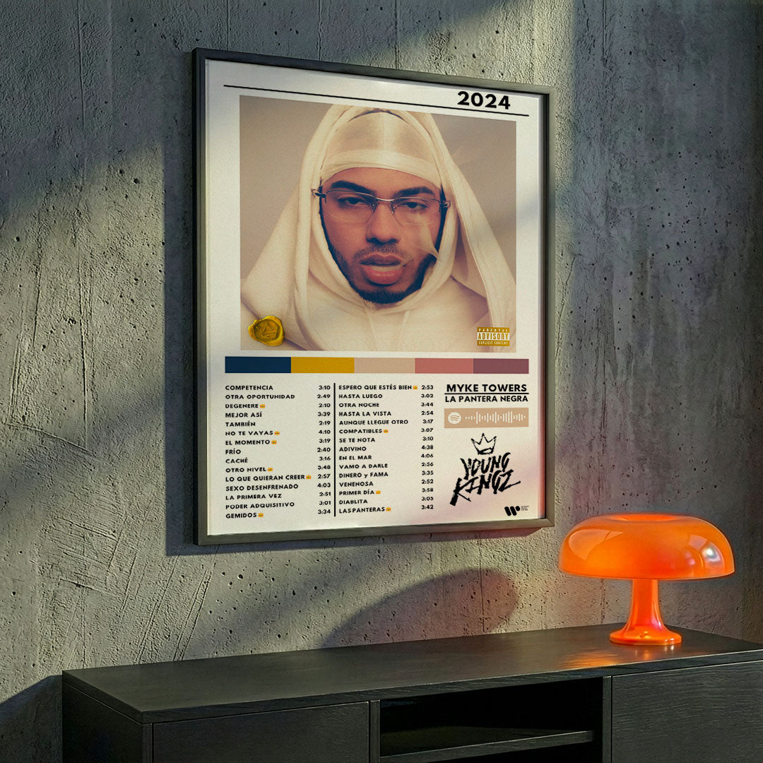 Cuadro Myke Towers - LA PANTERA NEGRA