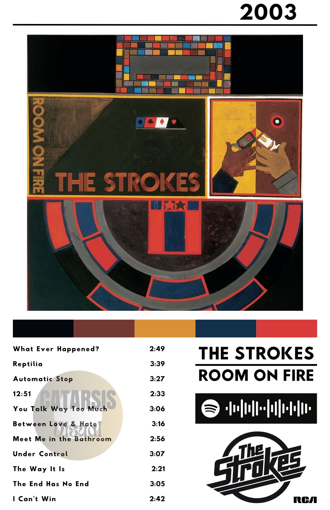 Cuadro The Strokes - Room On Fire