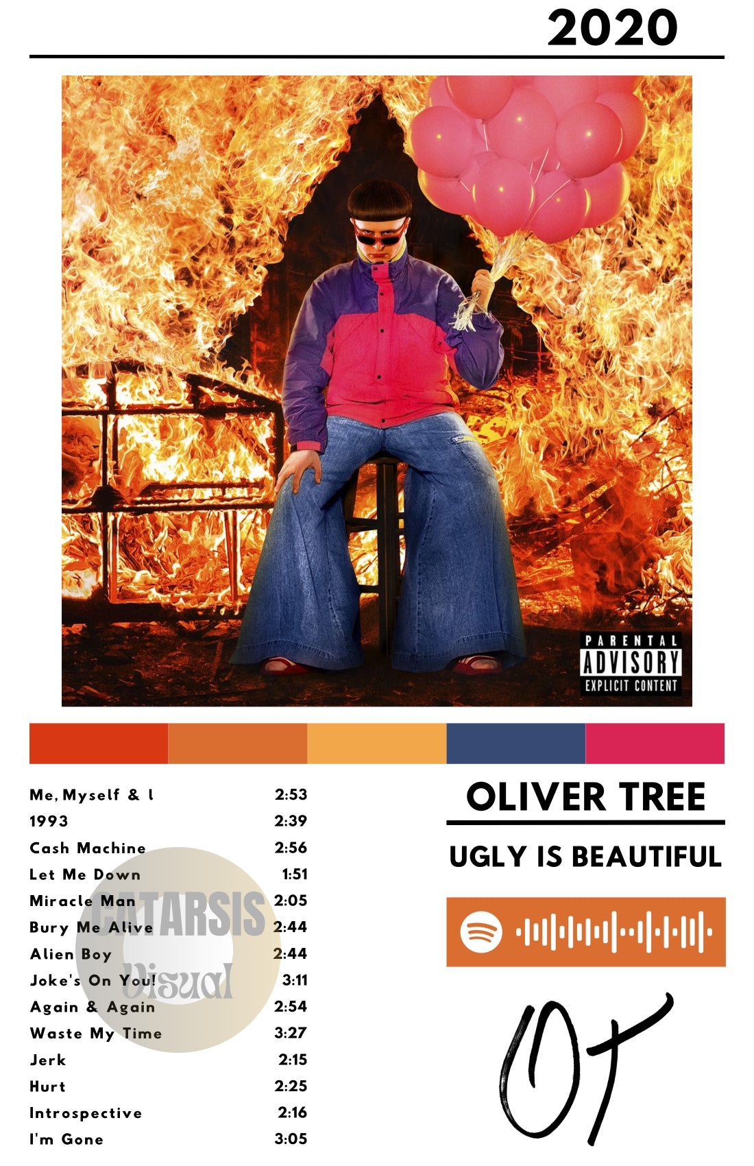 Cuadro Oliver Tree - Ugly is Beautiful