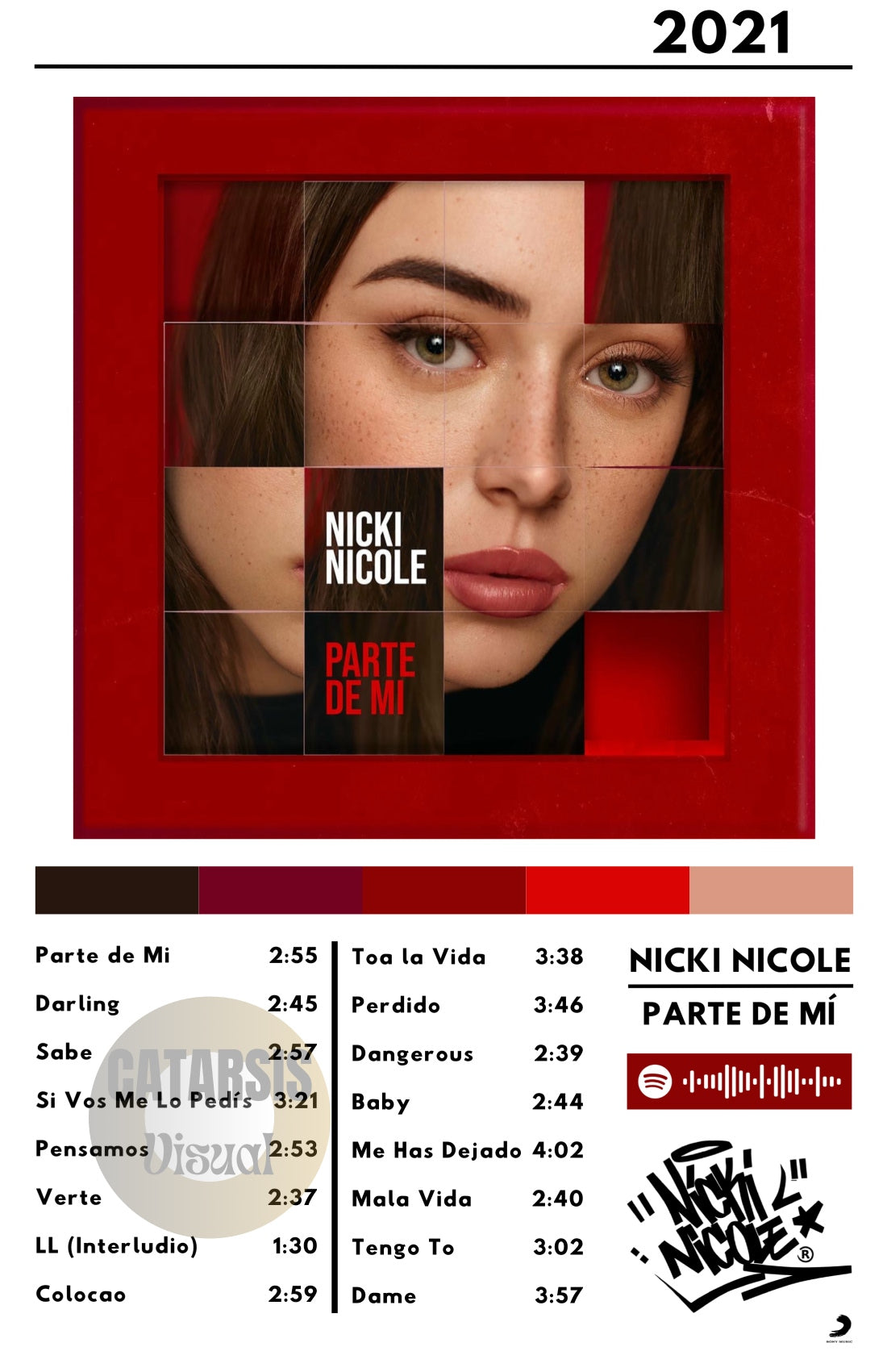 Cuadro Nicki Nicole - Parte de Mí