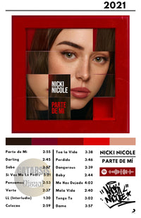 Cuadro Nicki Nicole - Parte de Mí