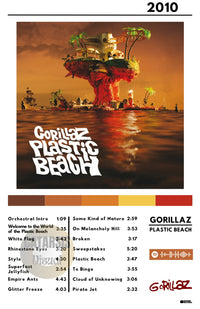 Cuadro Gorillaz - Plastic Beach