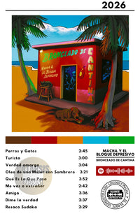 Cuadro Macha Y El Bloque Depresivo - Bronceado de Cantina