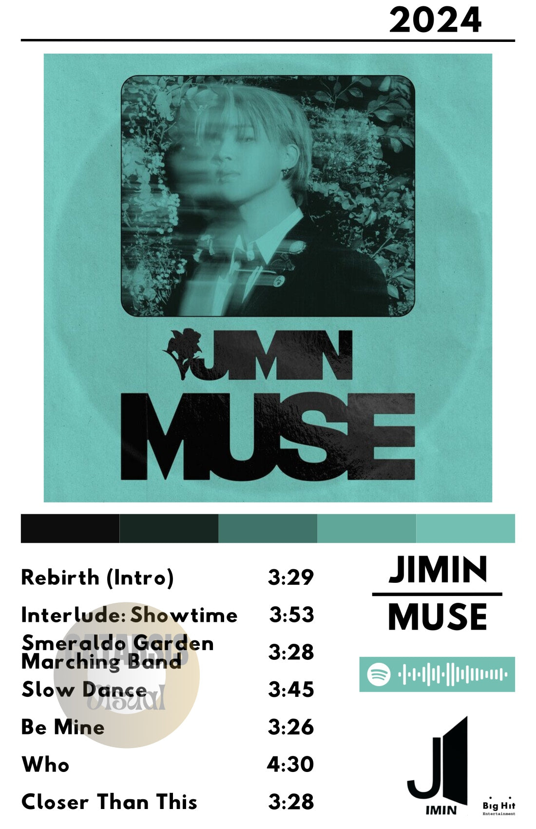 Cuadro Jimin - Muse
