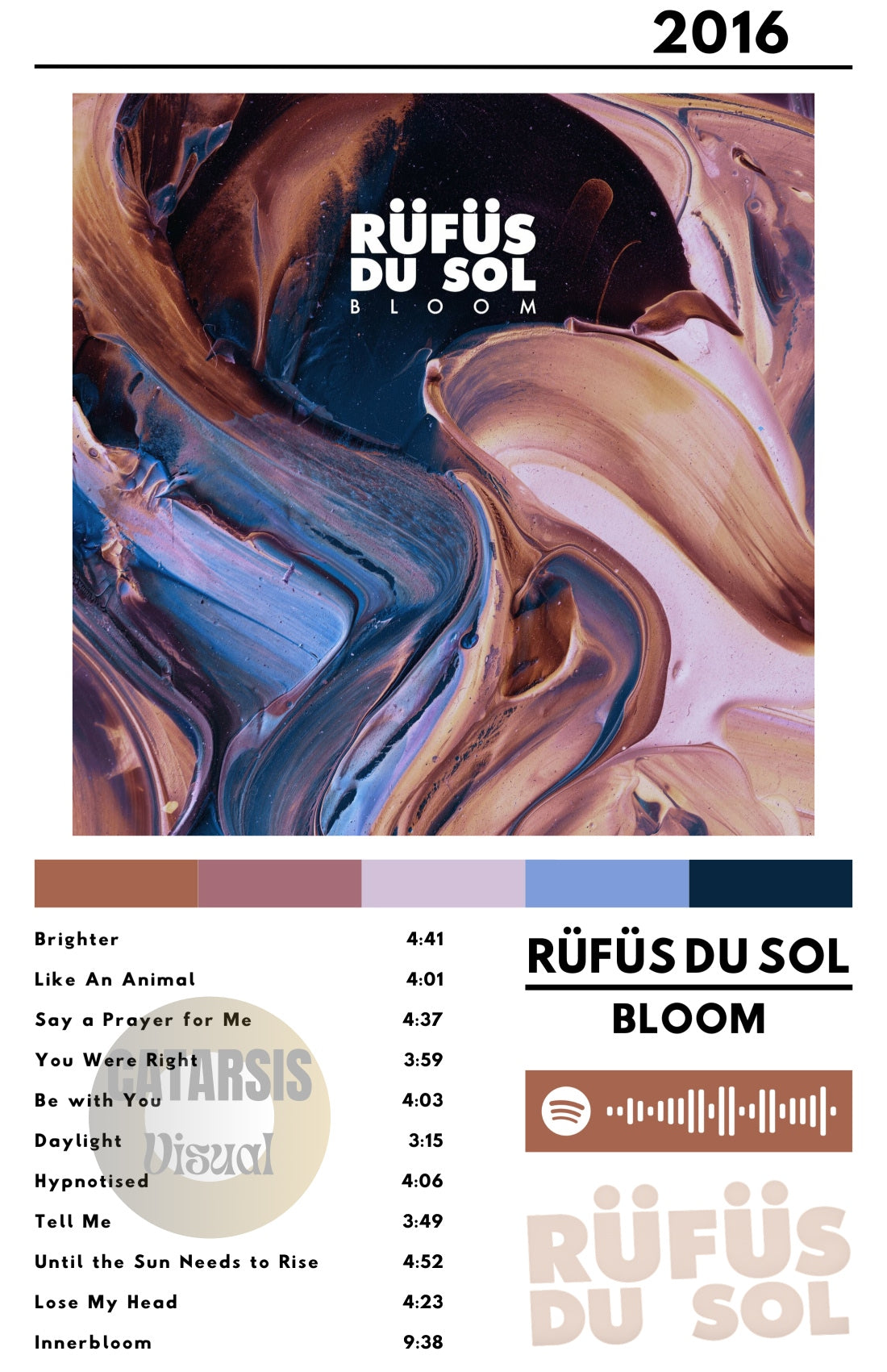 Cuadro Rufus Du Sol - Bloom