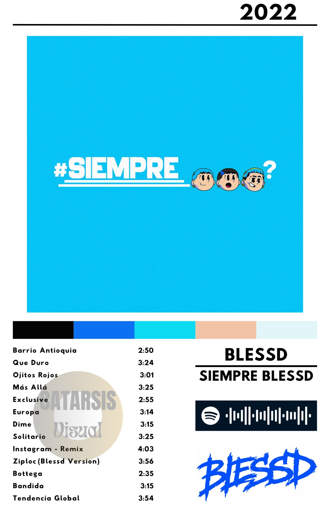 Cuadro Blessd - Simpre Blessd