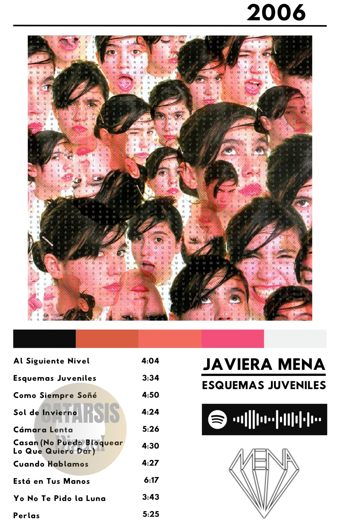 Cuadro Javiera Mena - Esquemas Juveniles