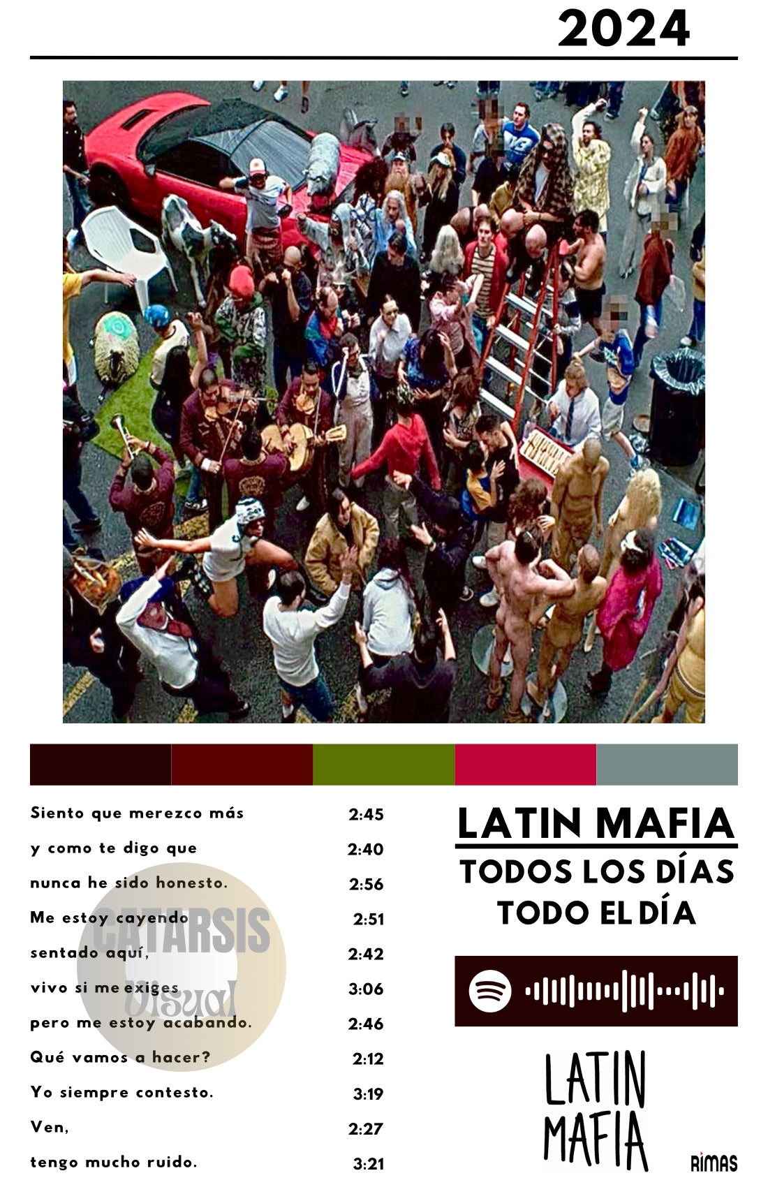 Cuadro Latin Mafia - Todos los días todo el día