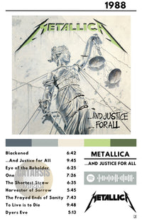 Cuadro Metallica - And Justice For All