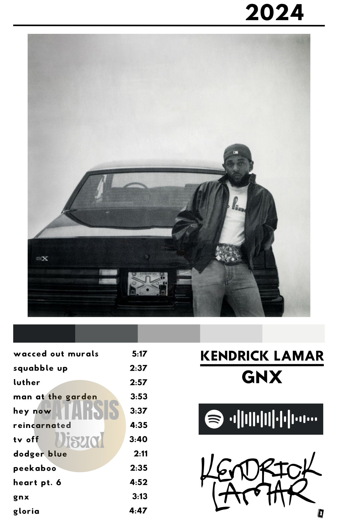 Cuadro Kendrick Lamar - GNX