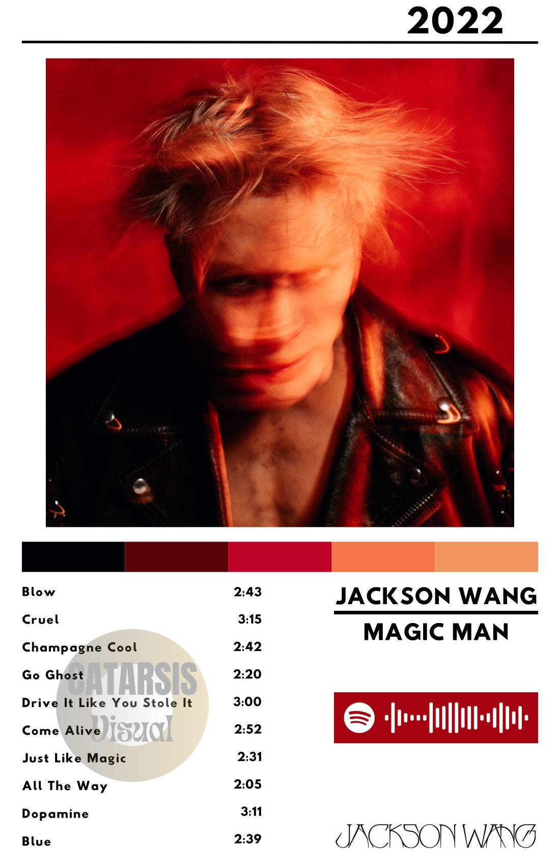 Cuadro Jackson Wang - Magic Man