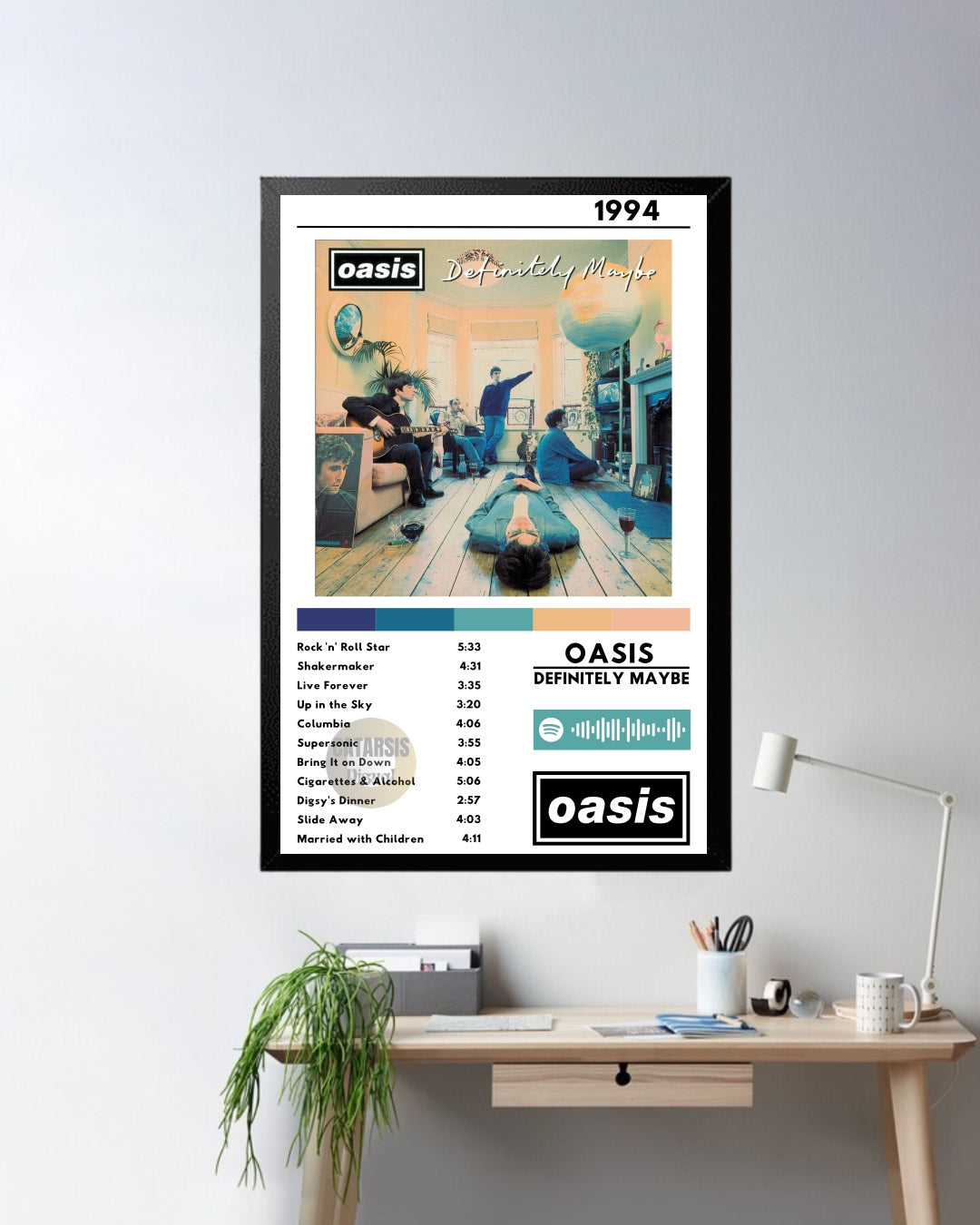 Cuadro Oasis - Definitely Maybe