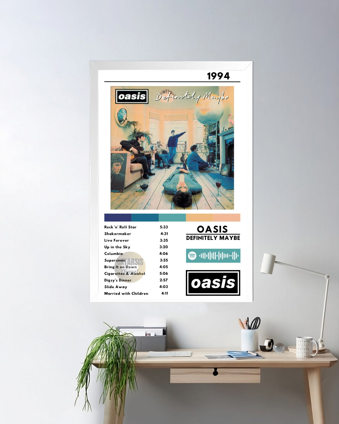 Cuadro Oasis - Definitely Maybe