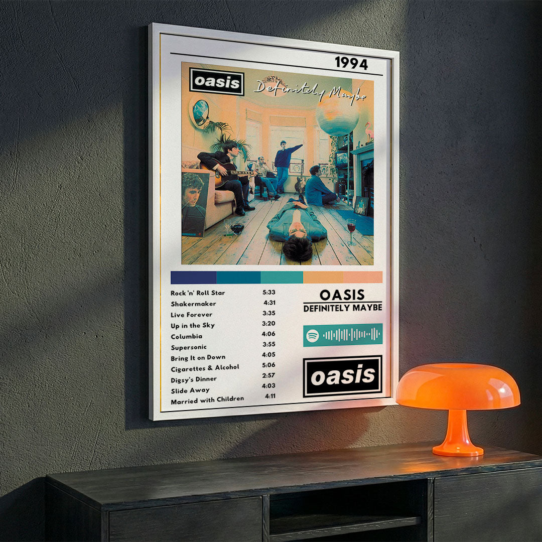 Cuadro Oasis - Definitely Maybe