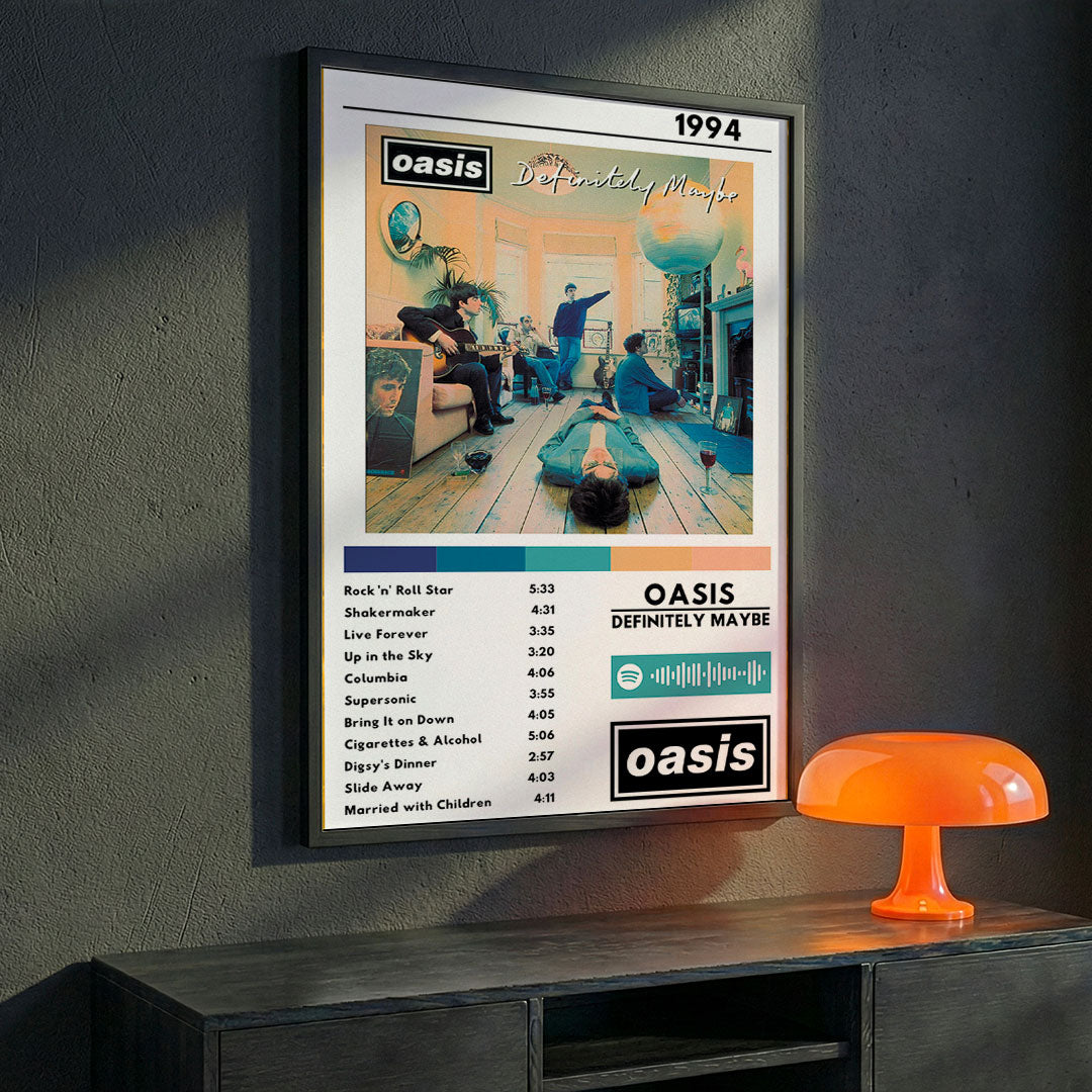 Cuadro Oasis - Definitely Maybe