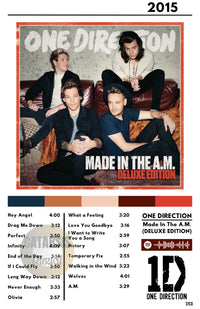 Cuadro One Direction - Made in the A.M.