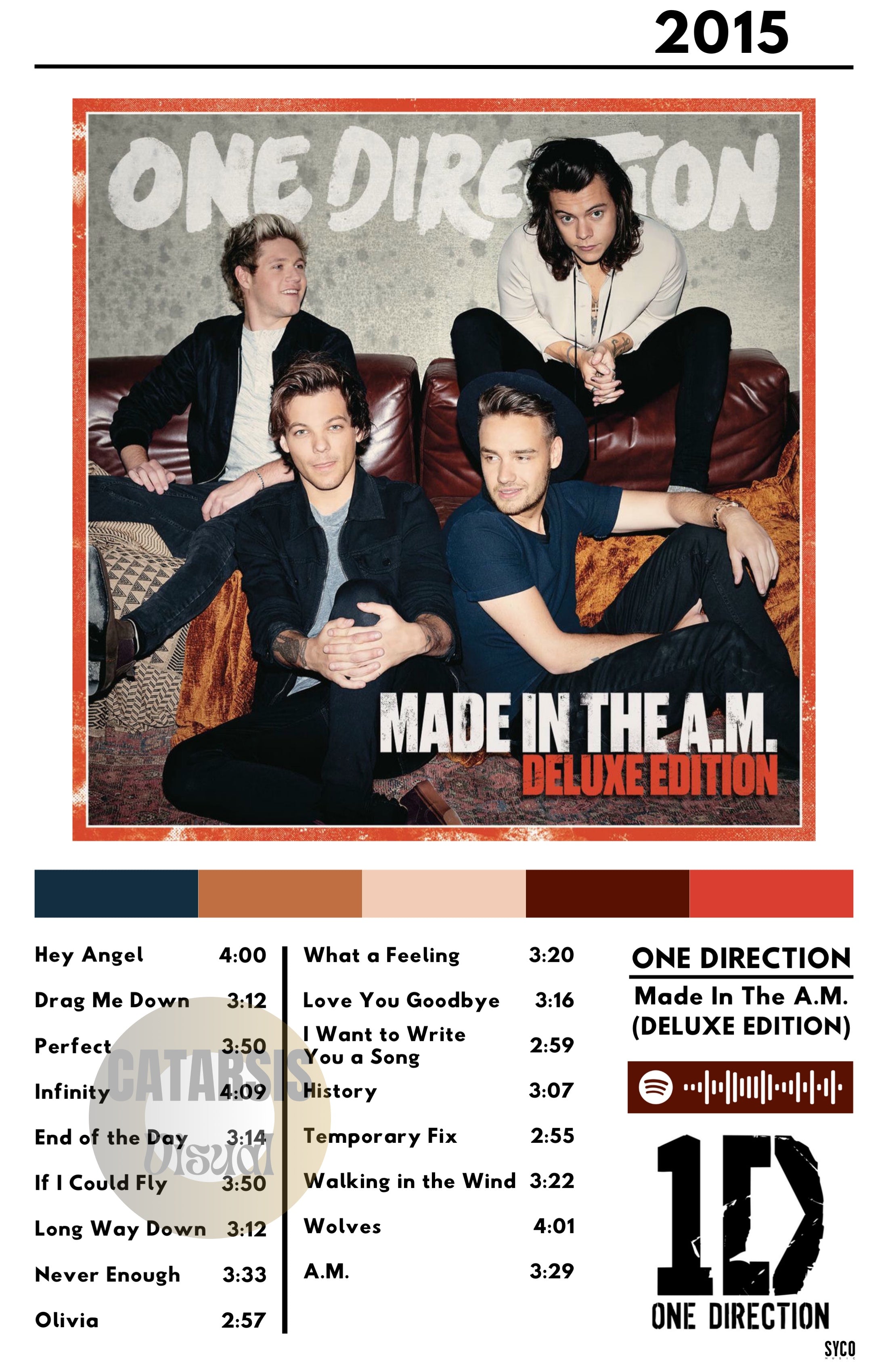 Cuadro One Direction - Made in the A.M.