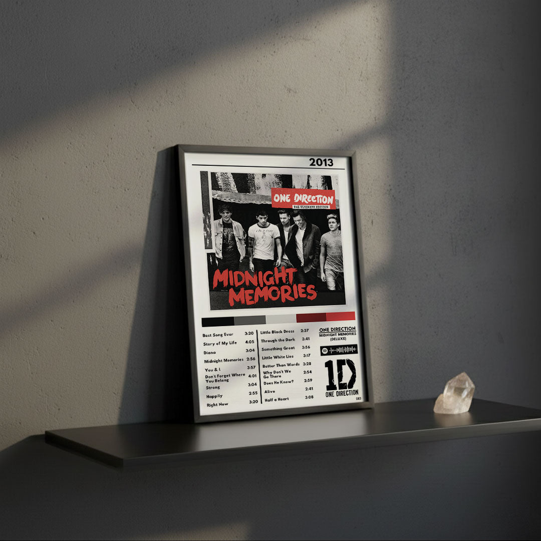 Cuadro One Direction - Midnight Memories