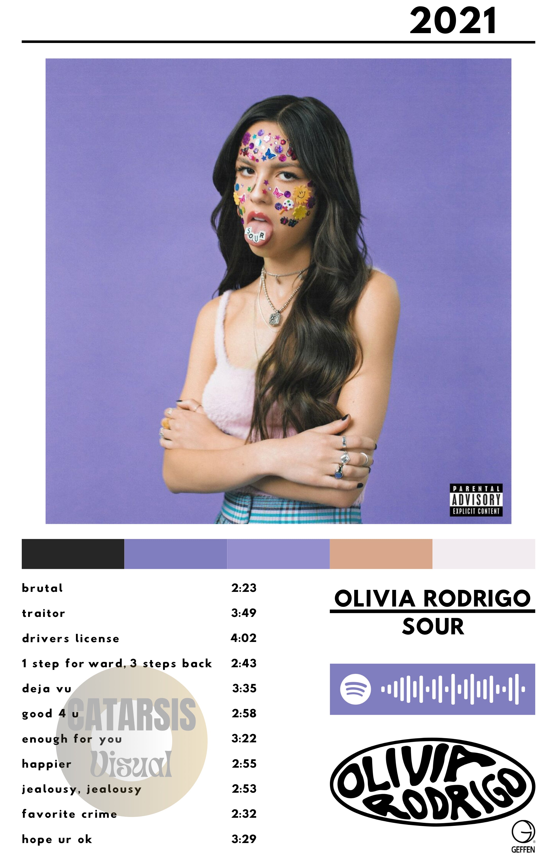 Cuadro Olivia Rodrigo - Sour