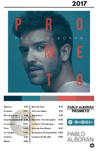 Cuadro Pablo Alborán - Prometo