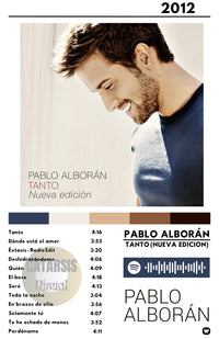 Cuadro Pablo Alborán - Tanto
