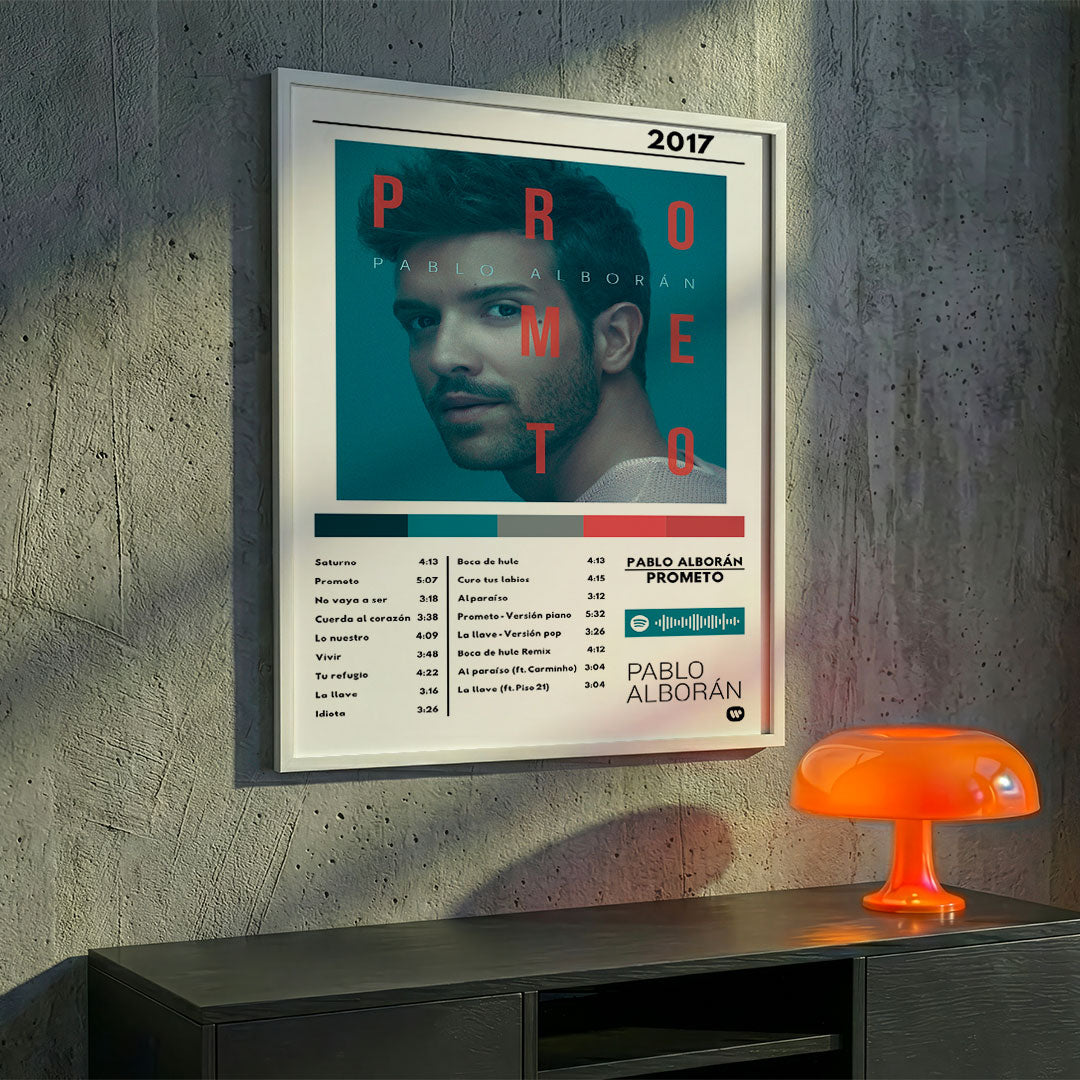 Cuadro Pablo Alborán - Prometo