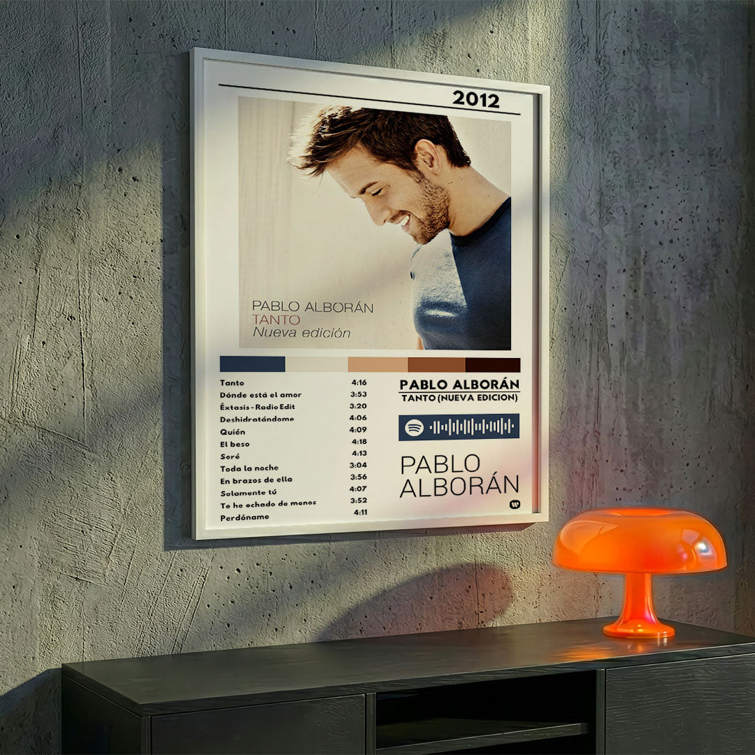 Cuadro Pablo Alborán - Tanto