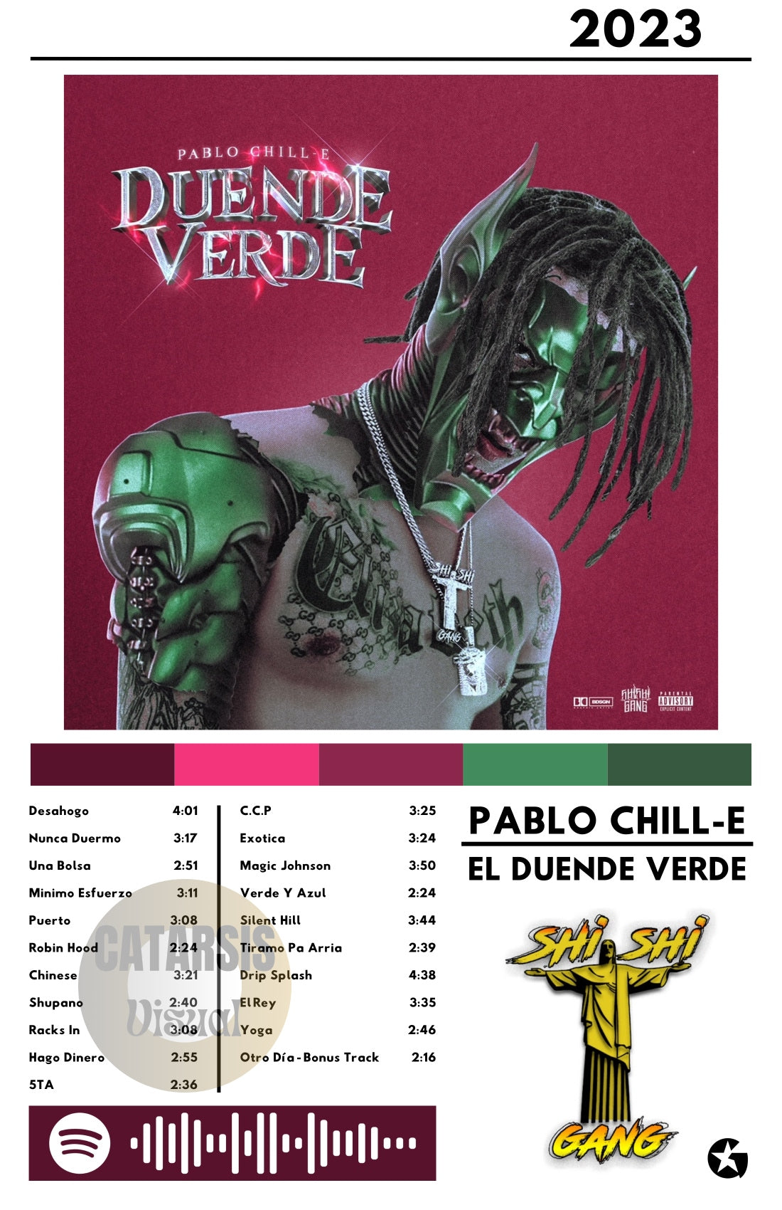 Cuadro Pablo Chill-E - El Duende Verde