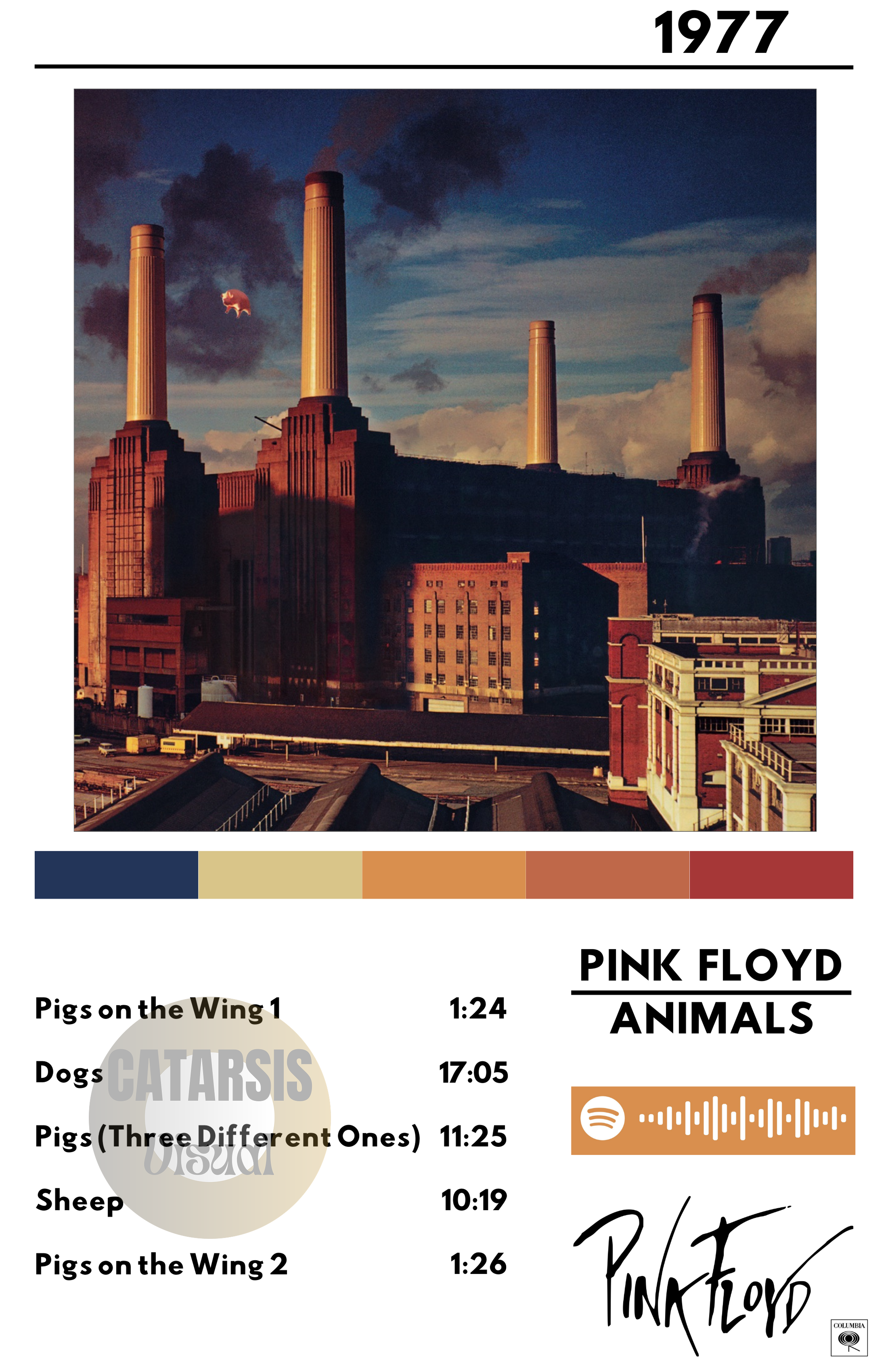 Cuadro Pink Floyd - Animals