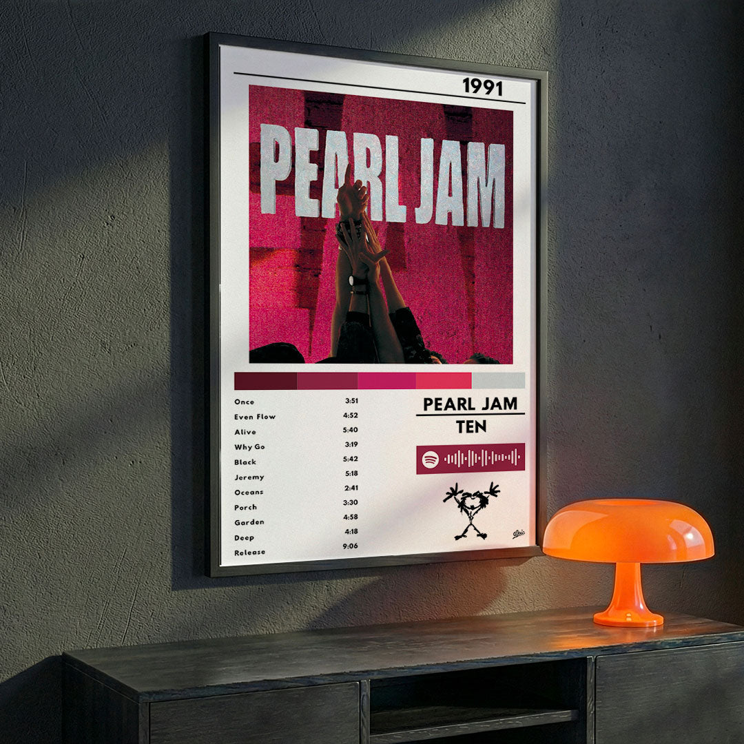 Cuadro Pearl Jam - Ten