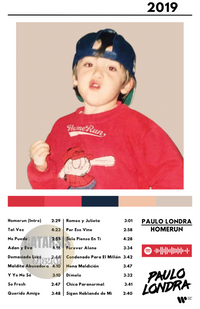 Cuadro Paulo Londra - Homerun
