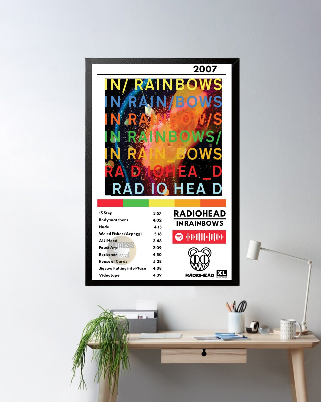 Cuadro Radiohead - In Rainbows