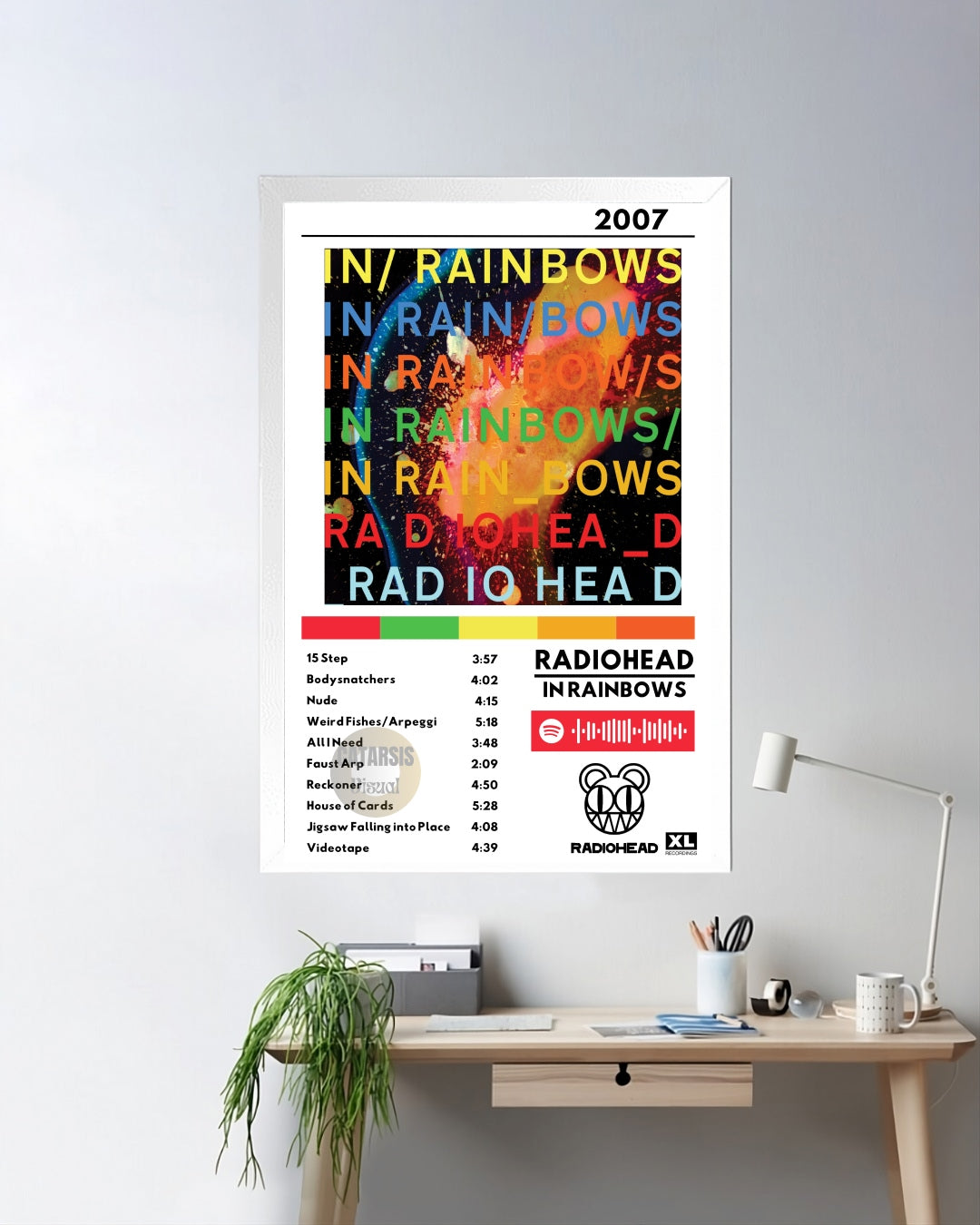 Cuadro Radiohead - In Rainbows