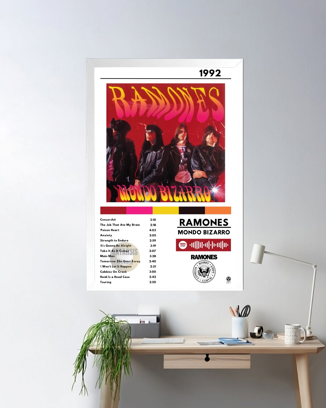 Cuadro Ramones - Mondo Bizarro