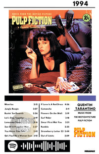 Cuadro Soundtrack - Pulp Fiction