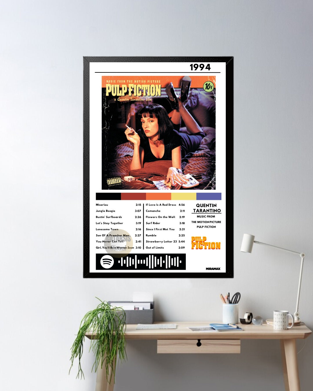 Cuadro Soundtrack - Pulp Fiction