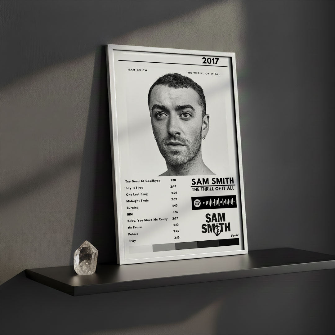 Cuadro Sam Smith - The Thrill of It All