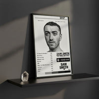 Cuadro Sam Smith - The Thrill of It All