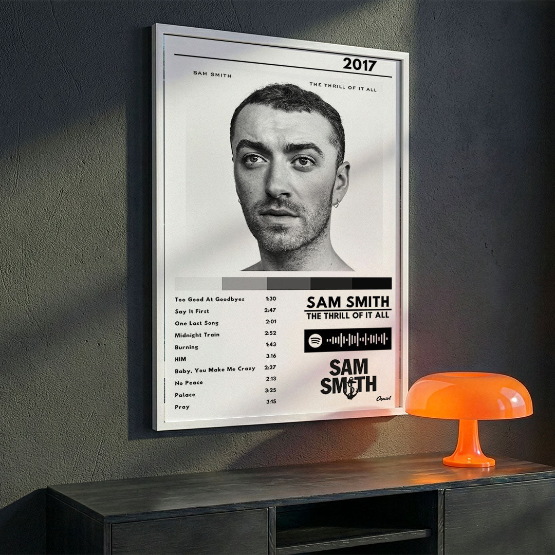 Cuadro Sam Smith - The Thrill of It All