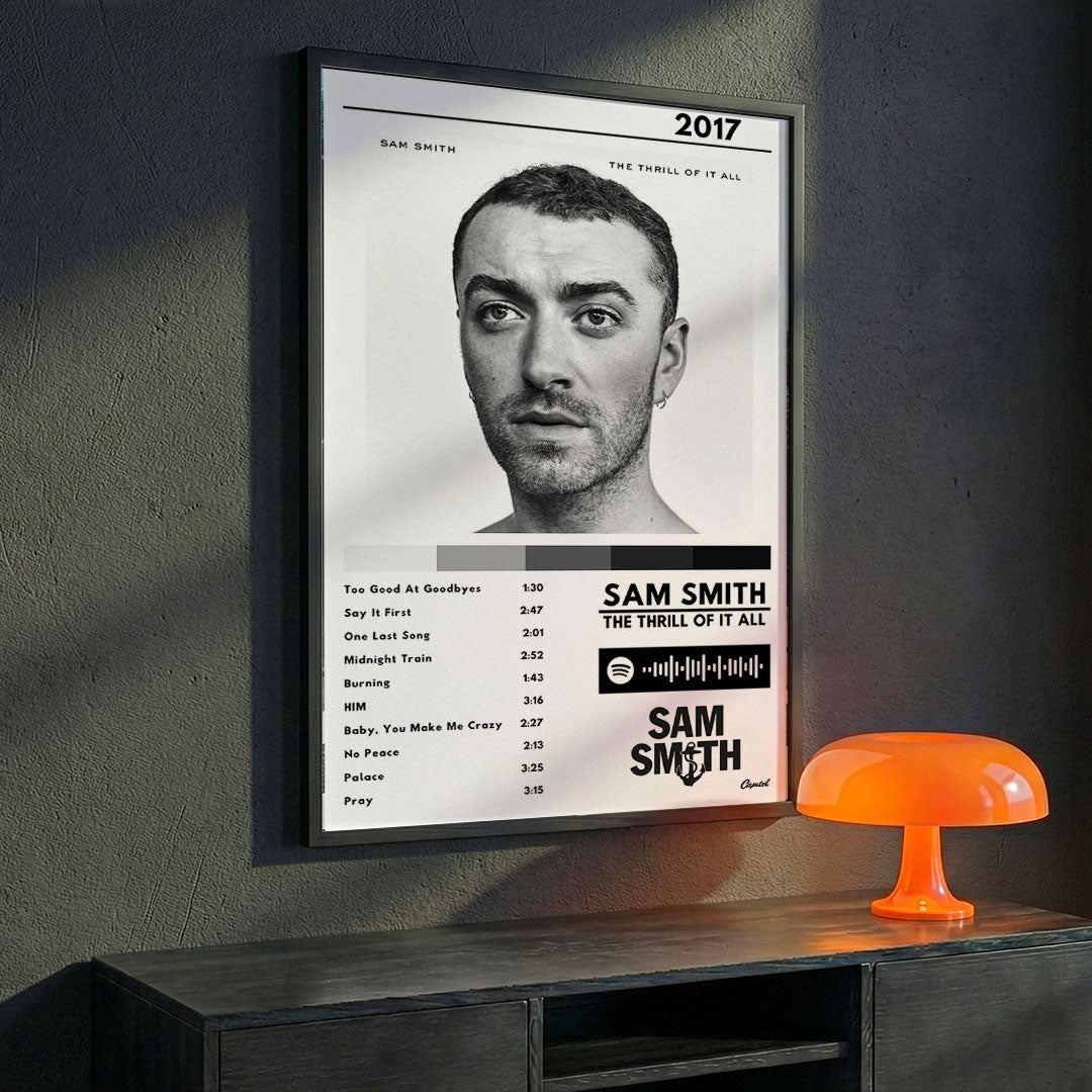 Cuadro Sam Smith - The Thrill of It All