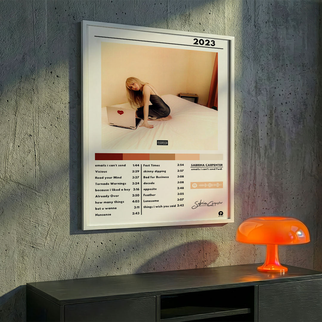 Cuadro Sabrina Carpenter - emails i can't send fwd