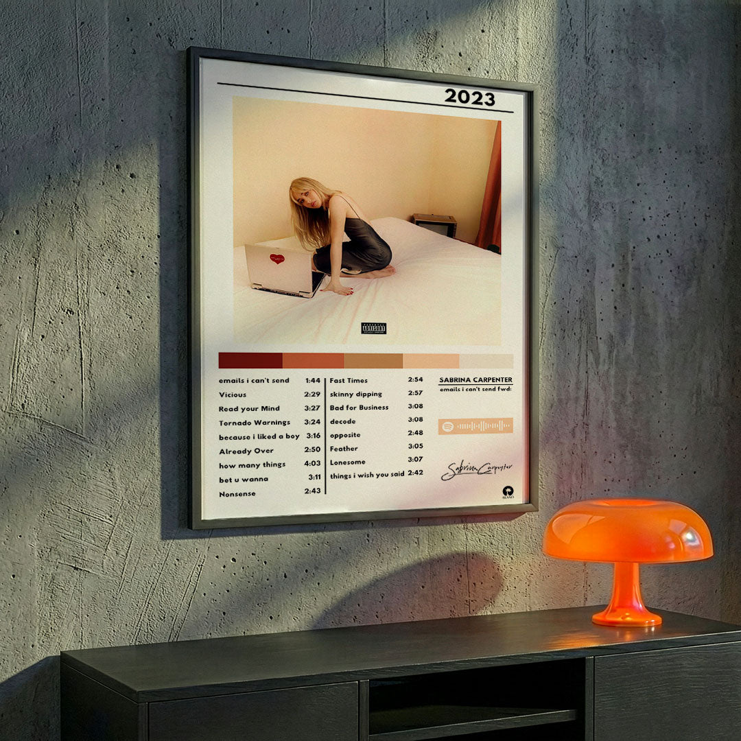 Cuadro Sabrina Carpenter - emails i can't send fwd