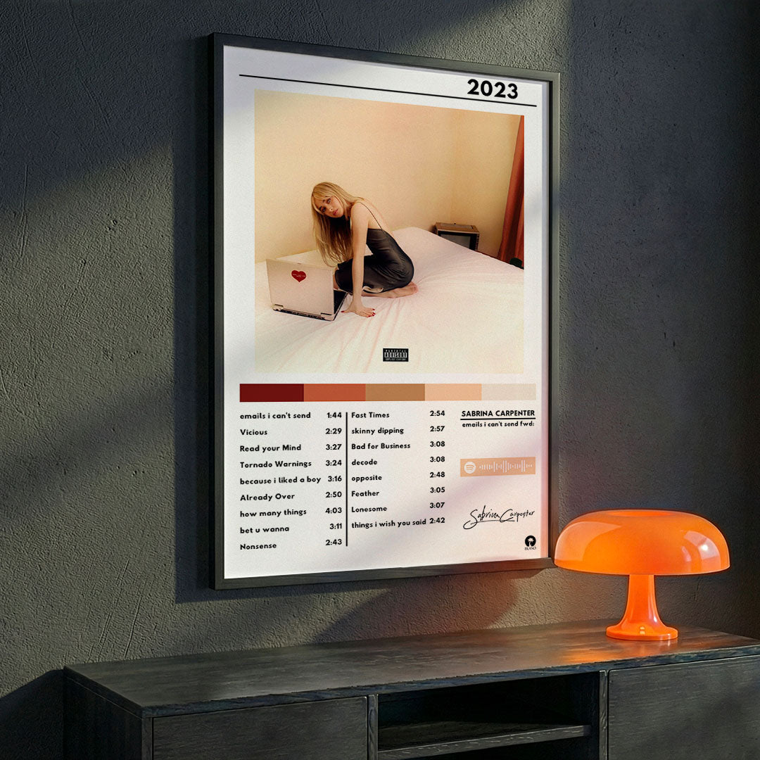 Cuadro Sabrina Carpenter - emails i can't send fwd