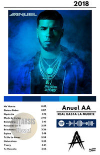 Cuadro Anuel AA - Real hasta la muerte